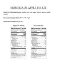 Homemade Apple Pie Kit Info