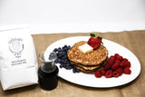 Multigrain Pancakes and Syrup