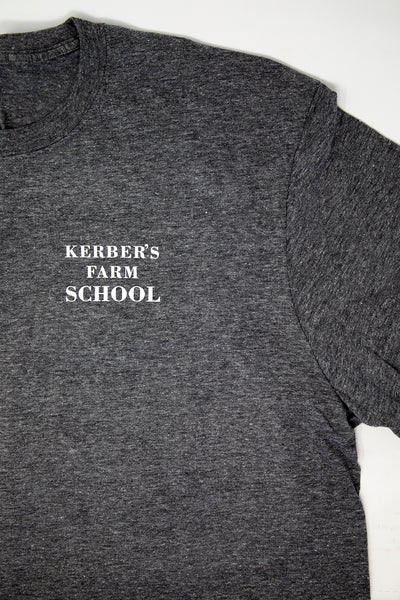 Graphite Heather Kerber's Farm School T-Shirt