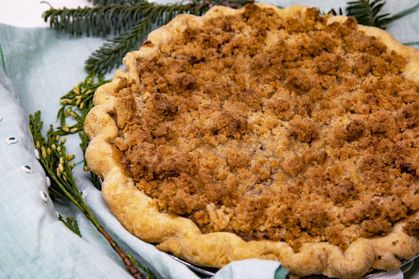 Vegan Apple Crumb Pie - NYC