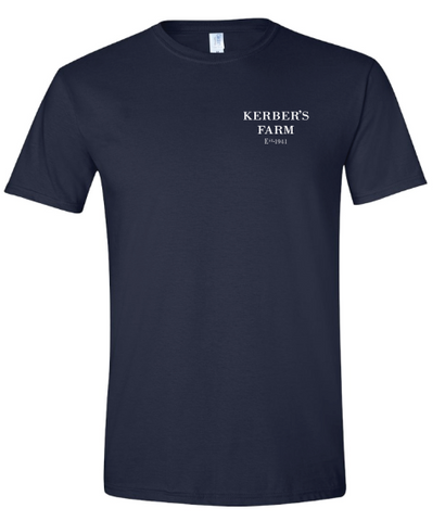 Kerber's Farm T-shirt - Adult NAVY BLUE