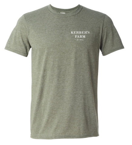 Kerber's Farm T-shirt - Adult GREEN