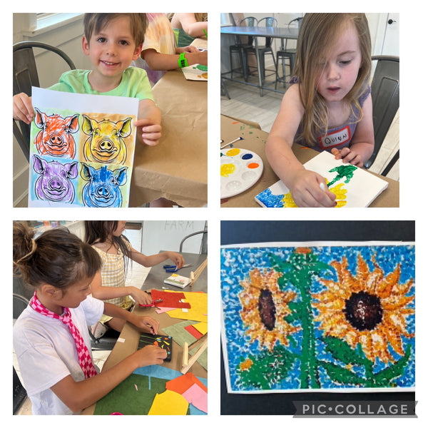 ART ON THE FARM W/ MS. ELENA!  FOR AGES 4-9 ON THURSDAY SEPT 12 TH  @ 4:30-5:30