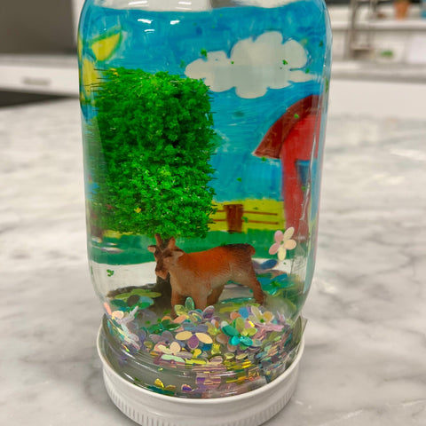 FARM SNOW GLOBES - FOR AGES 6-10 ON THURSDAY, DECEMBER 14TH @ 4:30PM
