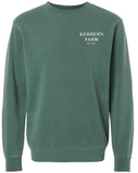 Kerber's Farm Crew Neck Sweatshirt - Adult GREEN