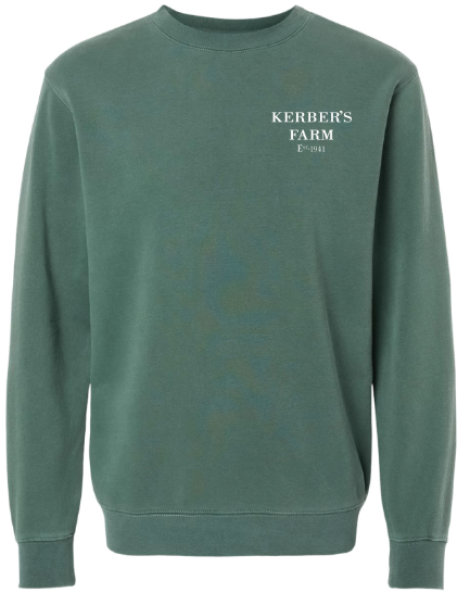 Kerber's Farm Crew Neck Sweatshirt - Adult GREEN
