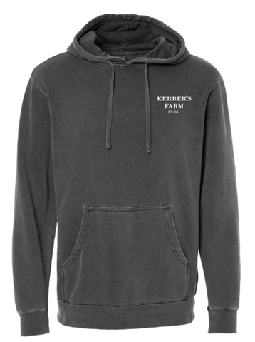 Kerber's Farm Hooded Sweatshirt - Adult BLACK