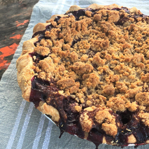 Vegan Kerberry Crumb Pie - NYC