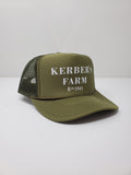 Olive Green Kerber's Farm Trucker Hat