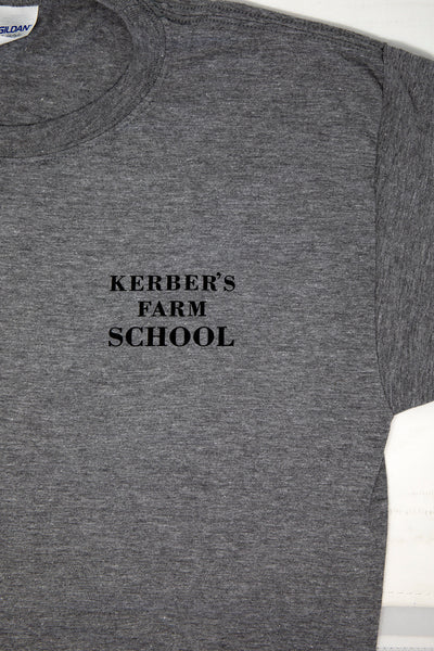 Graphite Heather Kerber's Farm School T-Shirt