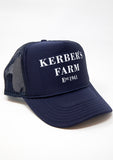 Navy Kerber's Farm Trucker Hat