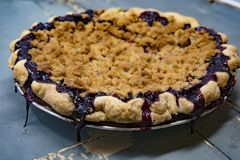 Kerberry Crumb Pie