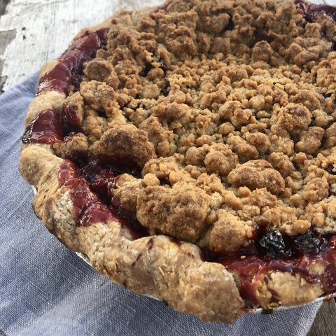 Cherry Crumb Pie